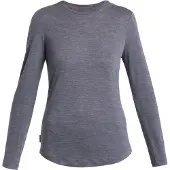 Icebreaker T-Shirt Merino 125 Cool-Lite Sphere III LS Damen Midnight Navy Heather-L