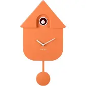 Karlsson - Kuckucksuhr Modern Cuckoo - Orange - 21,5x8,5x41cm