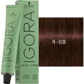 Schwarzkopf Professional Igora Zero Amm Permanente Färbung 60 ml 4-68