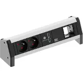 Bachmann Desk 2xUTE, 1xUSB Charger &