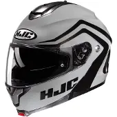 HJC C91N Nepos Schwarz Grau Klapphelm Größe XL