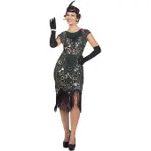 Coppens Charleston 20er-Kleid, grün