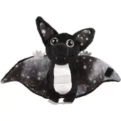 Suki Plüschtier Fledermaus 20 cm, schwarz grau, Fledermäuse Kuscheltiere Stofftiere Vampire Halloween