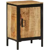 vidaXL Badschrank 40x30x60 cm Massivholz Mango und Eisen