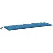 vidaXL Gartenbank-Auflage Melange Blau 180x50x7 cm Stoff