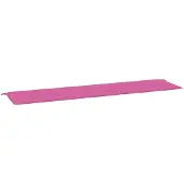 vidaXL Gartenbank-Auflage Rosa 200x50x3 cm Stoff