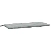 vidaXL Gartenbank-Auflage Melange Hellgrau 120x50x7 cm Stoff