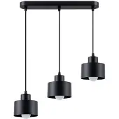 Valotorni Hängeleuchte SAVAR 3 schwarz 3xE27 15W Stahl 110x12x46cm