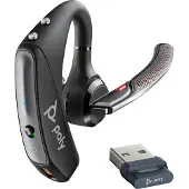Poly Voyager 5200 USB-A Bluetooth Headset +BT700 dongle, Kabellos, Büro/Callcenter, 100 - 20000 Hz, 20 g, Kopfhörer, Schwarz