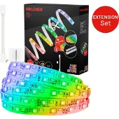 Briloner Pimp Your Stripe Erweiterungsset LED Strip 4m, RGB+W, Farbprogramme