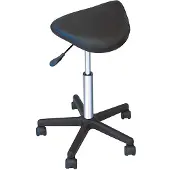Comair Friseurhocker schwarz 57/83cm
