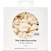 Vegan Boost Satin Haargummis Nude Große Größe - 6 Stück