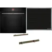 Bosch HBD80PY53 Serie 8/Serie 6, Einbaubackofenset (Induktionskochfeld, A+, 71 l)