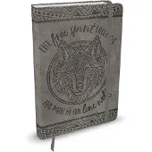 Sans marque Artisan Journal Wolf Notizbuch