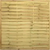 Intergard Holzzaun Sichtschutzzaun Lamellenzaun 180x180cm