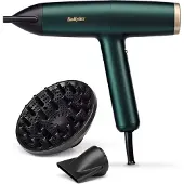 BaByliss Air Power Pro, Keramik, Digital, 56 m/s, Gold, Grün, Einfarbig, 2,5 m