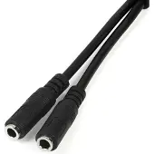 StarTech.com 3,5mm Klinke Audio Y-Kabel - 4 pol. auf 3 pol. Headset Splitter