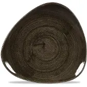 Churchill Livingstone Stonecast Patina Iron Black Triangel Teller flach 19.2cm