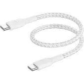Belkin geflochtenes USB-C / USB-C-Kabel 0,15m, weiss