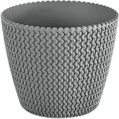 Prosperplast Round Flowerpot 11.5l Splofy 29.5x24.9 Cm Grau