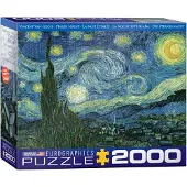 Eurographics Puzzle Starry Night - Vincent van Gogh 2000 Teile Kunst