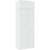 vidaXL Hochschrank Weiß 80x42,5x225 cm Holzwerkstoff