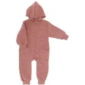 Engel - Baby-Overall mit Kapuze und Reißverschluss - Overall Gr 86/92 rosa