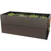 PRIMEYARD 200 x 85 x 77 cm Hochbeet, Stahl, Anthrazit-Metallic - (GFPV00775)