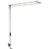 MAUL Tischaufbau Leuchte MAULsenja LED 2.700 - 5.700 K dimmbar Klemmfuß 121 cm weiß