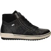 Remonte Schnürboots, Plateau, Schnürstiefelette, Boots in Crash-Optik