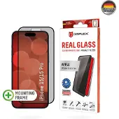 Displex Displayschutz aus gehärtetem Glas Privacy für das Apple iPhone 15 / 15 Pro / 16