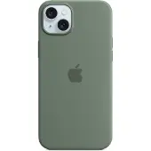 Apple Original iPhone 15 Plus Hülle - Silikon - Backcover/Soft Case - Grün