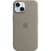 Apple Original iPhone 15 Hülle - Silikon - Backcover/Soft Case - Grau