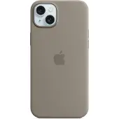 Apple Original iPhone 15 Plus Hülle - Silikon - Backcover/Soft Case - Grau