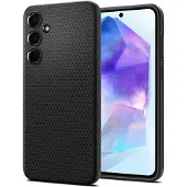 Spigen Samsung Galaxy A55 Hülle - Silikon - - Backcover/Soft Case - Schwarz