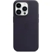 Apple Original iPhone 14 Pro Max Hülle - Echtes Leder - Backcover/Hard Case - Dunkelblau