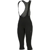 ALÉ 3/4 lange Fahrradhose mit Träger - ESSENTIAL LADY WNT - Schwarz M