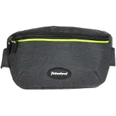 Haberland Lenker- / Bauchtasche "Crossbo anthrazit / grüne Biese
