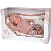 Arias MuÑecas Baby Andie Elegance Mit Decke 40 Cm Rosa Kinder Rosa One Size