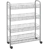 Metaltex Bad/Küchenwagen Snello 84X56Cm Stahl Weiß