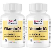 ZeinPharma Vitamin D3 Kapseln 5000 I.e. Doppelpack 2x90 St