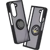 OEM Glinth Hülle für Samsung Galaxy Z Fold5 - Robuster Schutz mit Ständer - Schwarz KP27160