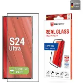 Displex Bildschirmschutzfolie Real Glass Full Cover für das Samsung Galaxy S24 Ultra