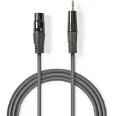 Nedis Audiokabel XLR kompensiert XLR 3-Pin Buchse