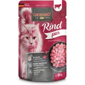 Leonardo Sparpaket Finest Selection Katzenfutter Pouch 32 x 85 g - Rind pur