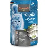 Leonardo Adult Katze Nassfutter - Forelle + Katzenminze - 16 x 85 g