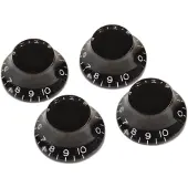 Gibson Top Hat-Regler für E-Gitarre 4er Pack Schwarz