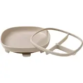 B.Box 2in1 Suction Plate Teller mit Saugnapf Latte 1 St.