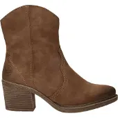 Rieker Damen Stiefelette Cowboy Boot Blockabsatz Western Y1251, Größe:37 EU, Farbe:Braun