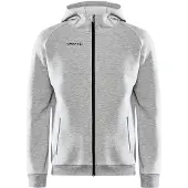 Craft Pullover Core Soul Full Zip Hood Grey Melange Herren-S